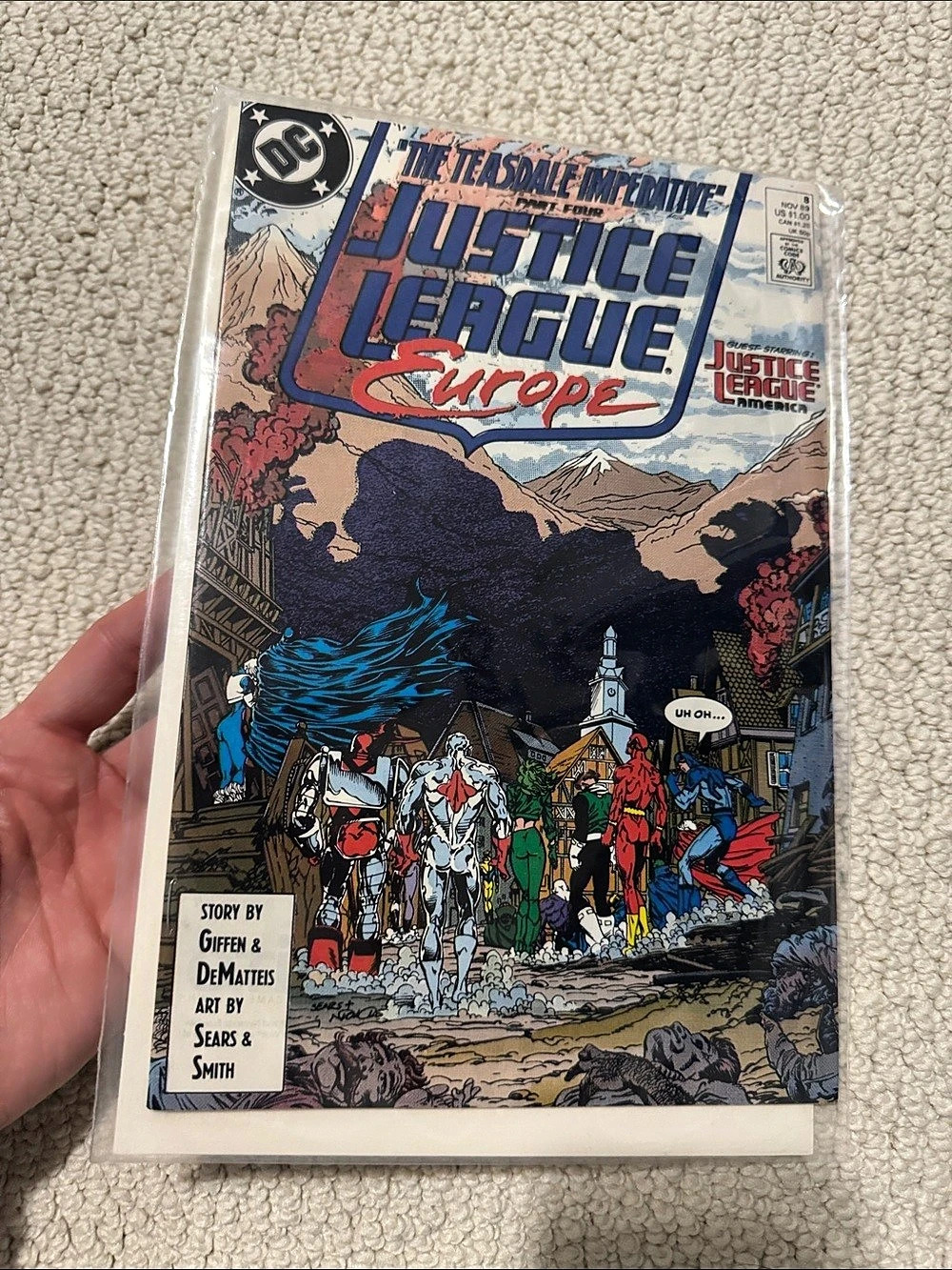 DC Comics Justice League Europe #8 Comic Book Issue